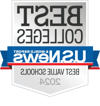 新葡新京app的徽章被《美国新闻与世界报道》评为2024年最有价值的学校